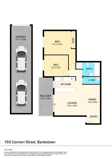 15/5-7 Carmen Street, Bankstown, NSW, 2200 - Floorplan 1