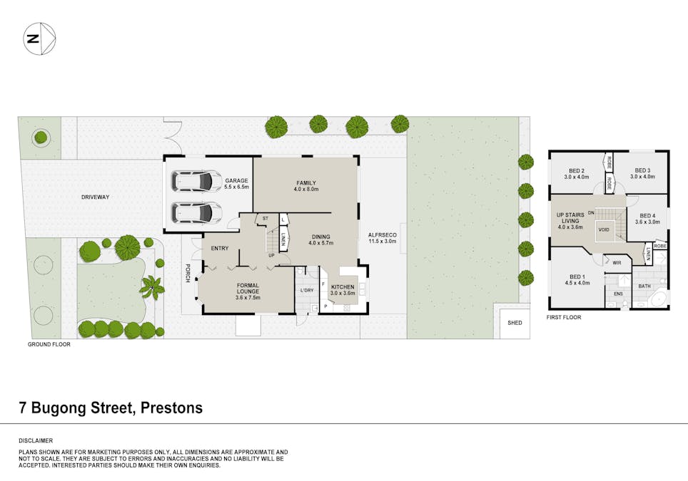 7 Bugong Street, Prestons, NSW, 2170 - Floorplan 1
