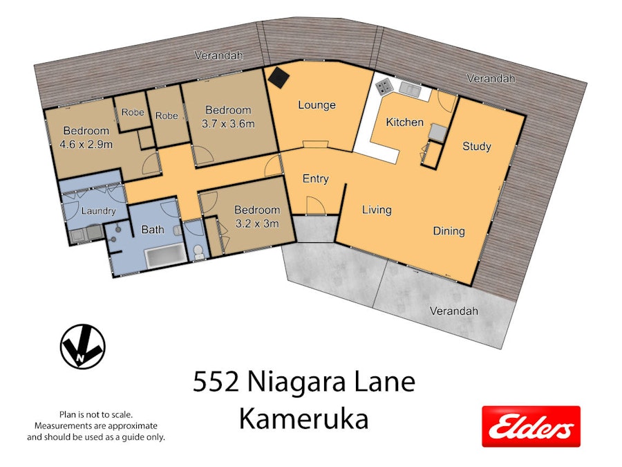 552 Niagara Lane, Kameruka, NSW, 2550 - Floorplan 1