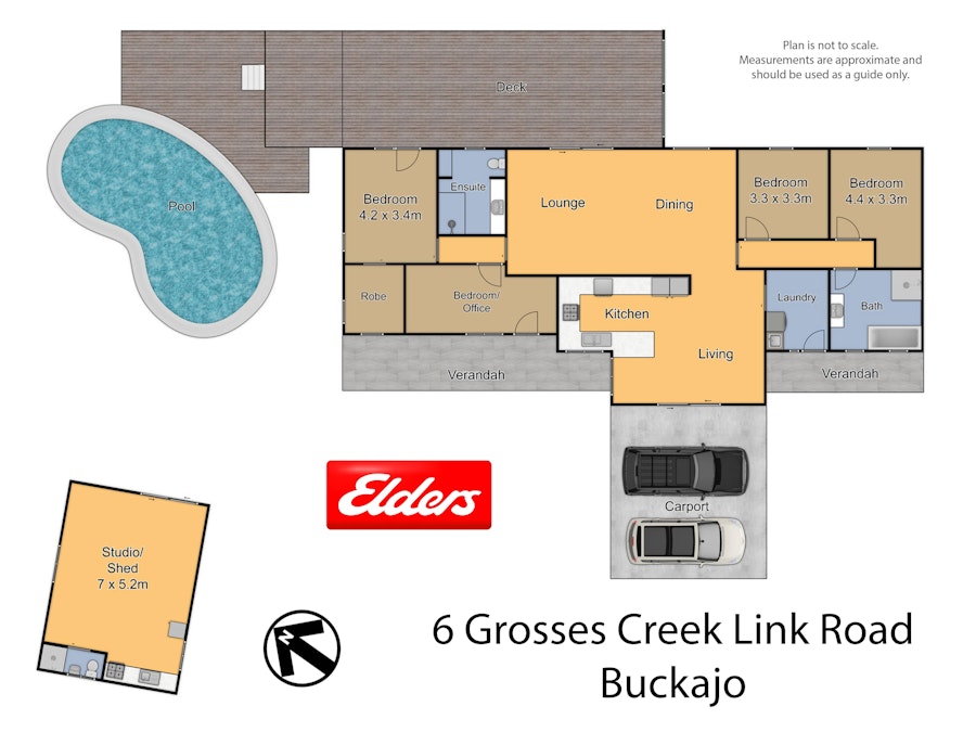 6 Grosses Creek Link Road, Bega, NSW, 2550 - Floorplan 1
