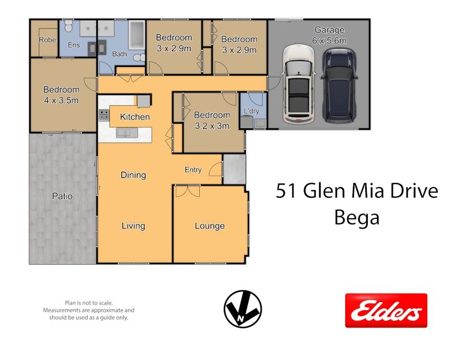 51 Glen Mia Drive, Bega, NSW, 2550 - Floorplan 1
