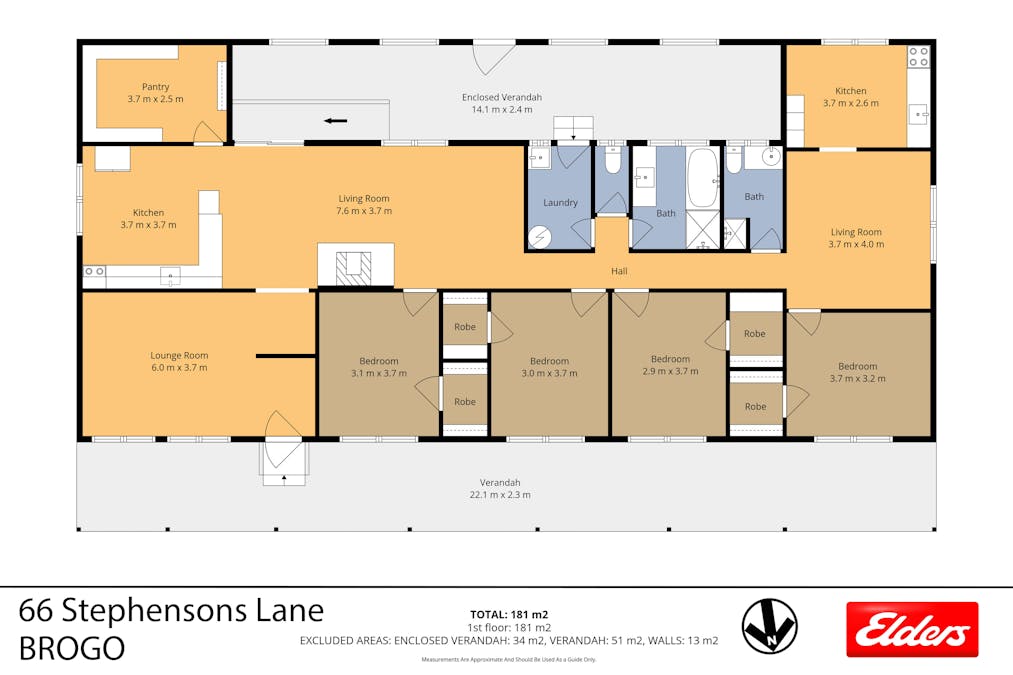 66 Stephensons Lane, Brogo, NSW, 2550 - Floorplan 1