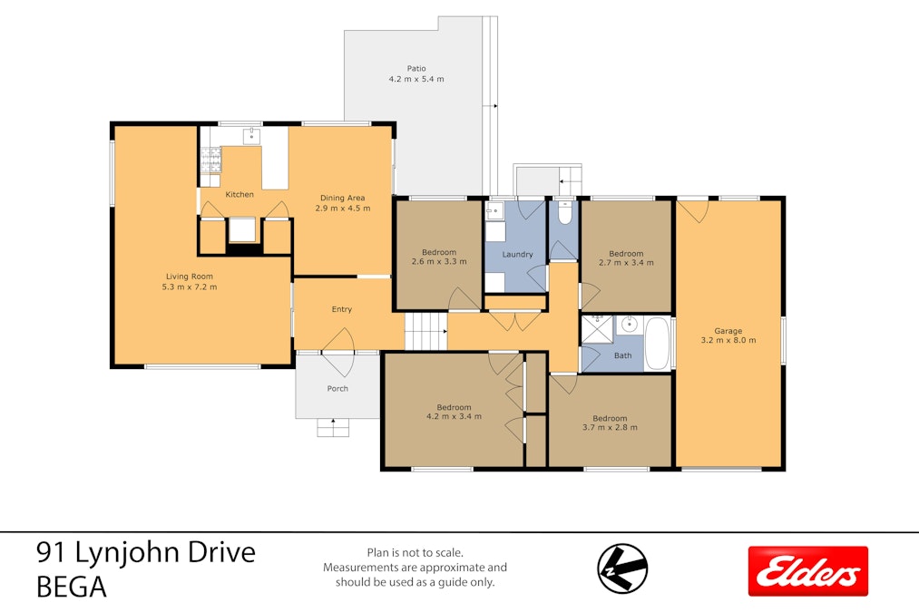 91 Lynjohn Drive, Bega, NSW, 2550 - Floorplan 1