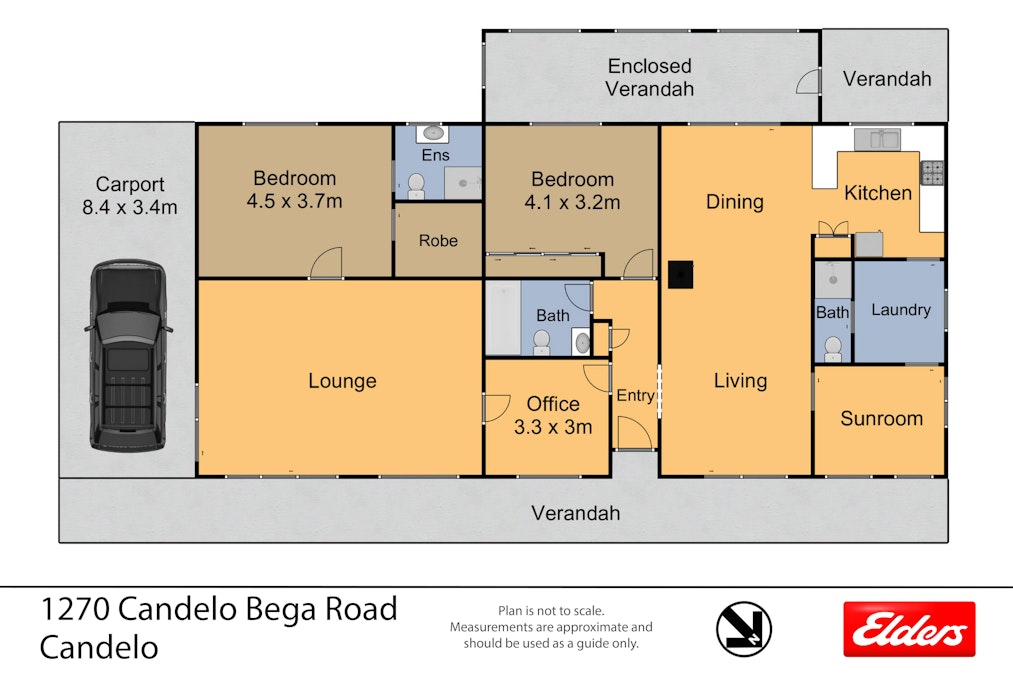 1270 Candelo Bega Road, Candelo, NSW, 2550 - Floorplan 1