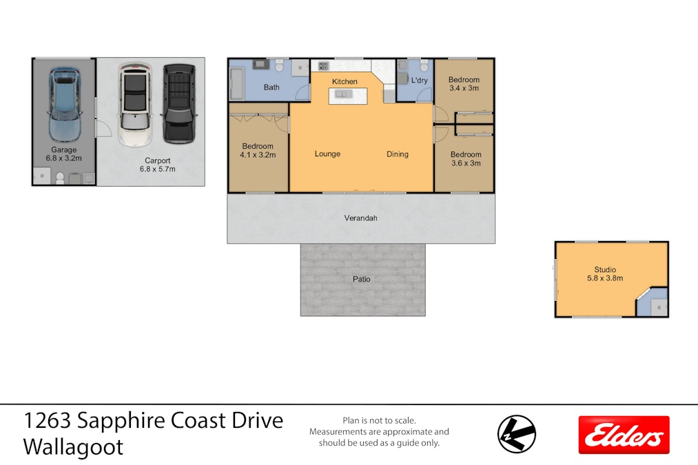 1263  Sapphire Coast Drive, Wallagoot, NSW, 2550 - Floorplan 1