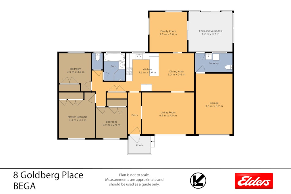 8 Goldberg Place, Bega, NSW, 2550 - Floorplan 1