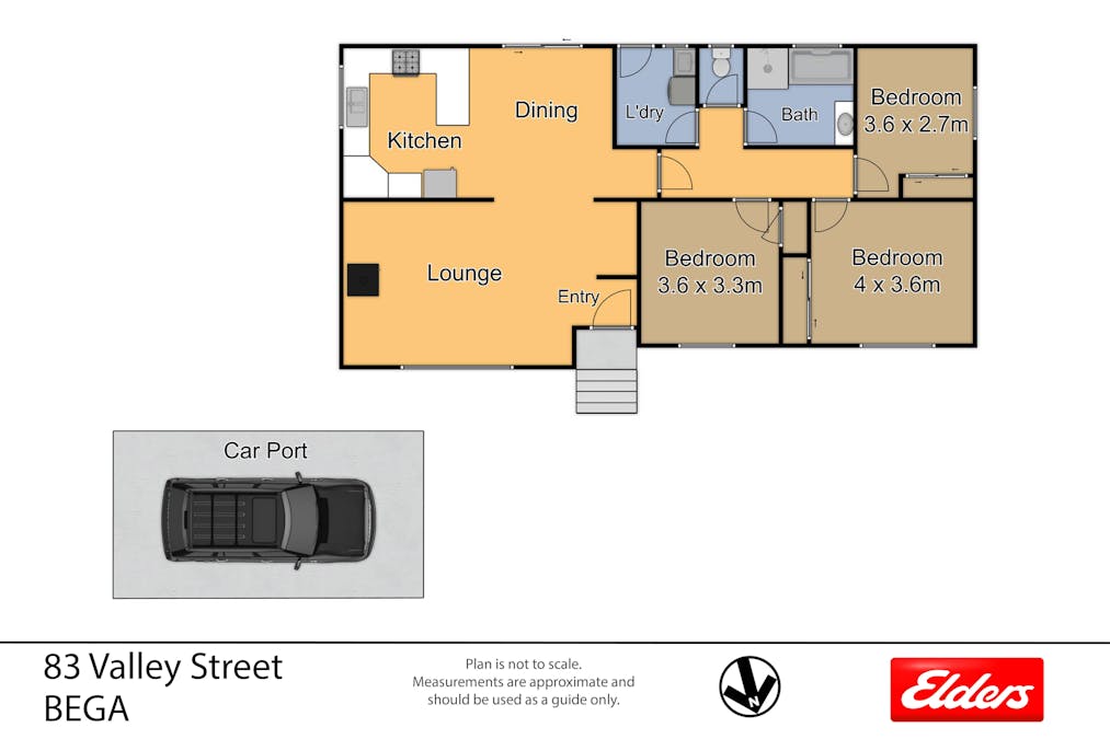 83 Valley Street, Bega, NSW, 2550 - Floorplan 1