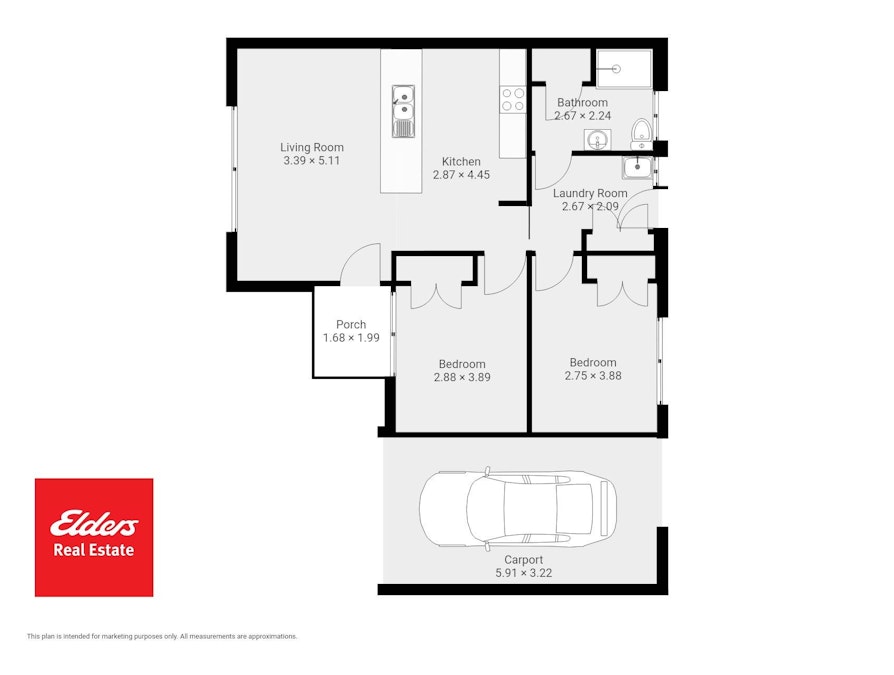 1/19-21 Eden Street, Bega, NSW, 2550 - Floorplan 1