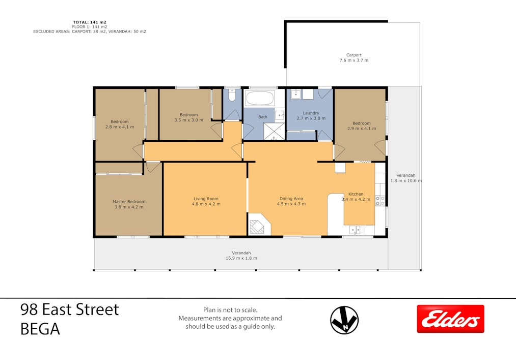 98 East Street, Bega, NSW, 2550 - Floorplan 1