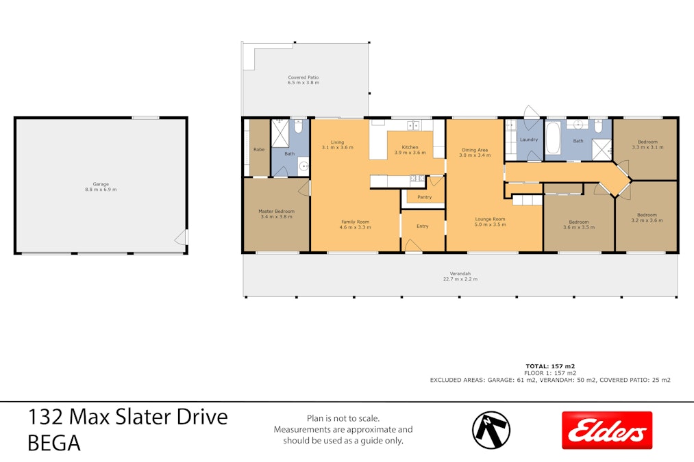 132 Max Slater Drive, Bega, NSW, 2550 - Floorplan 1