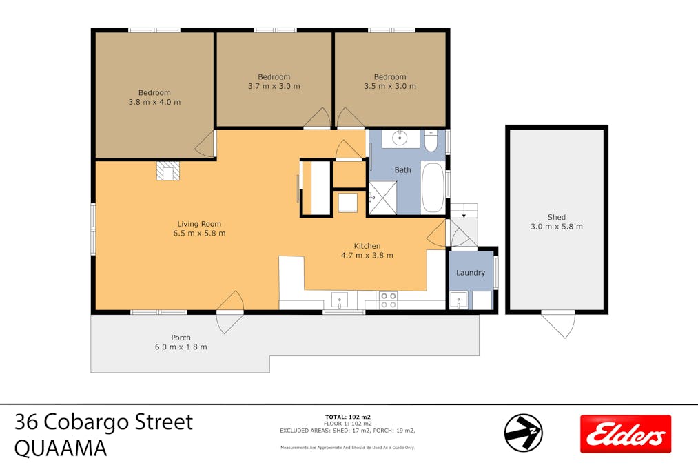 36 Cobargo Street, Quaama, NSW, 2550 - Floorplan 1