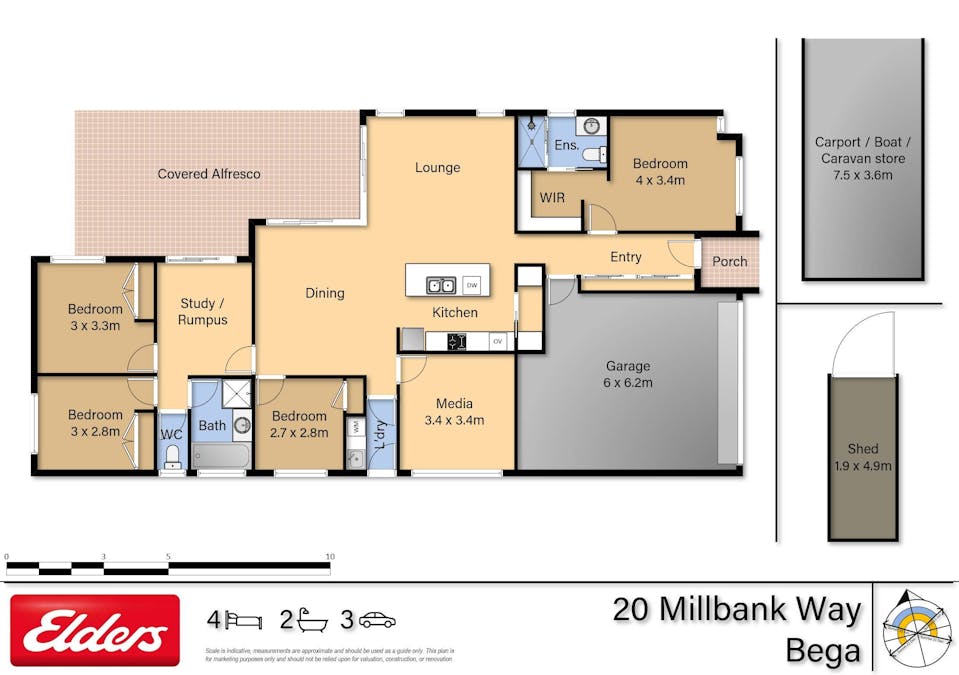 20 Millbank Way, Bega, NSW, 2550 - Floorplan 1