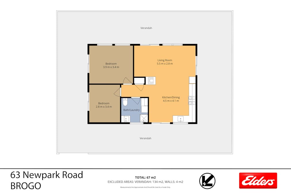 63 Newpark Road, Brogo, NSW, 2550 - Floorplan 1