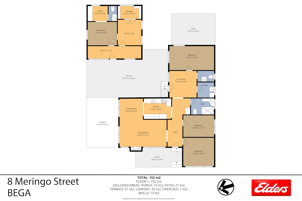 8 Meringo Street, Bega, NSW, 2550 - Floorplan 1