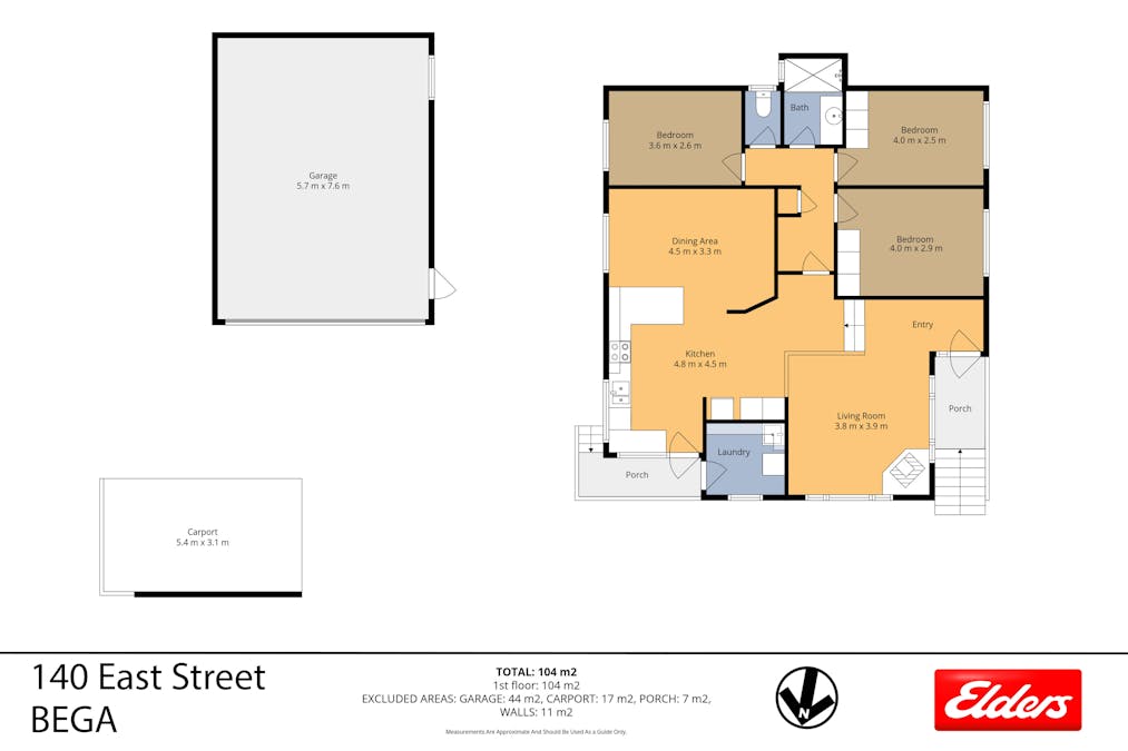 140 East Street, Bega, NSW, 2550 - Floorplan 1