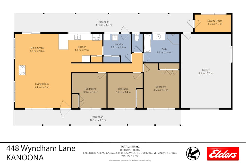 448 Wyndham Lane, Kanoona, NSW, 2550 - Floorplan 1