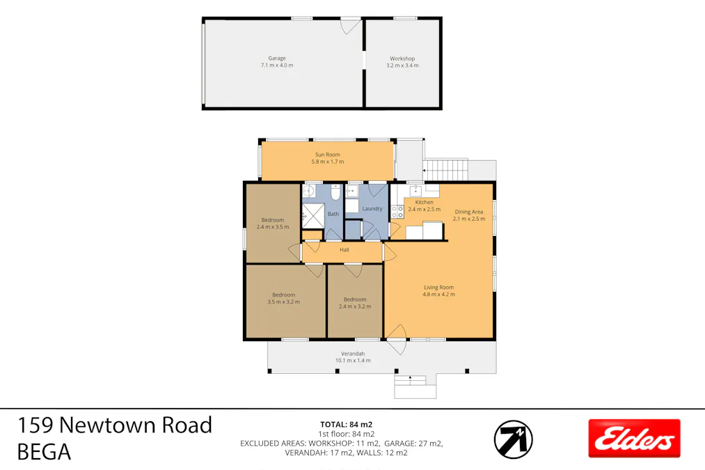 159 Newtown Road, Bega, NSW, 2550 - Floorplan 1