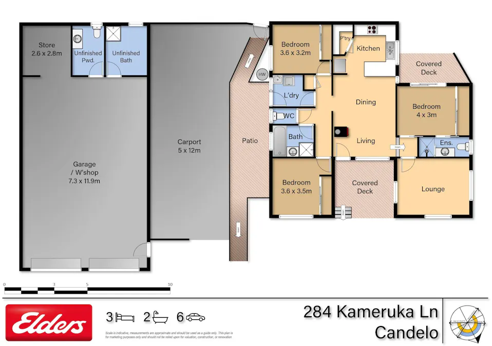284 Kameruka Lane, Candelo, NSW, 2550 - Floorplan 1