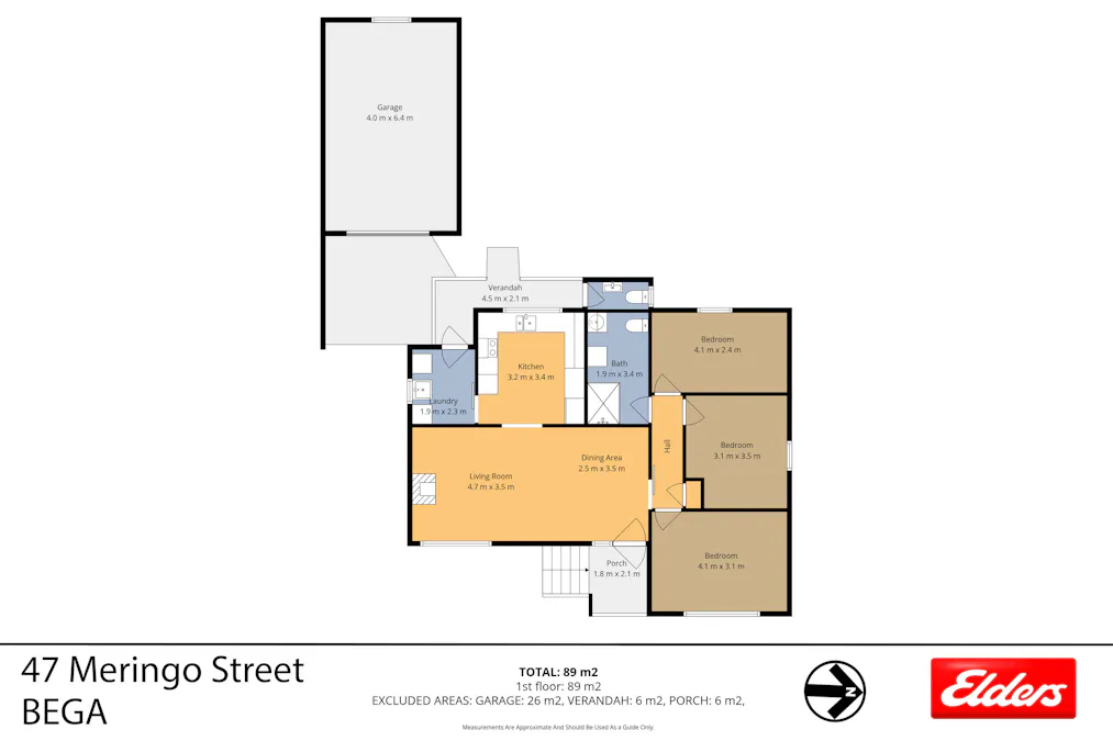 47 Meringo Street, Bega, NSW, 2550 - Floorplan 1