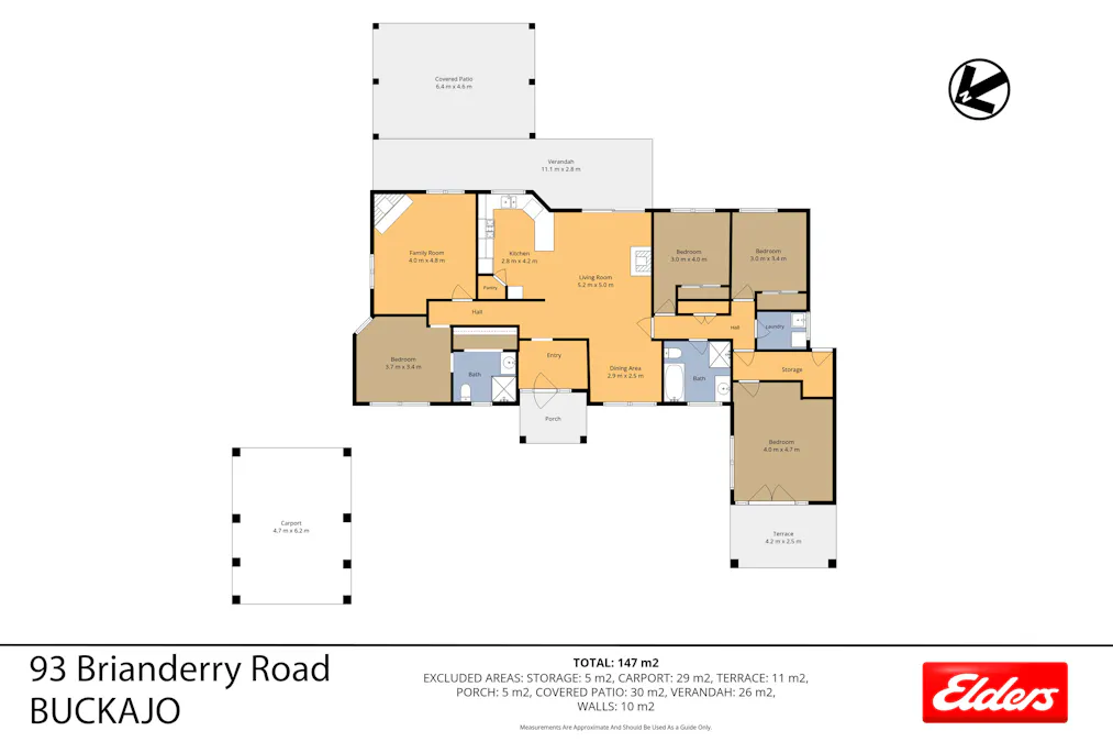 93 Brianderry Road, Buckajo, NSW, 2550 - Floorplan 1