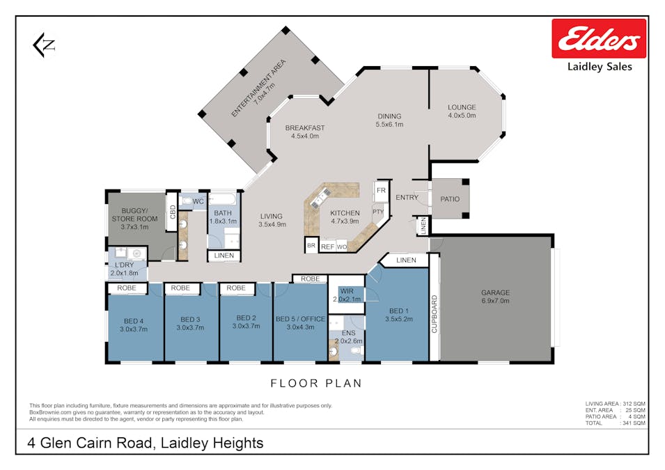4 Glen Cairn Road, Laidley Heights, QLD, 4341 - Floorplan 1