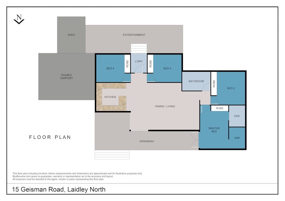 15 Geisman Road, Laidley North, QLD, 4341 - Floorplan 1