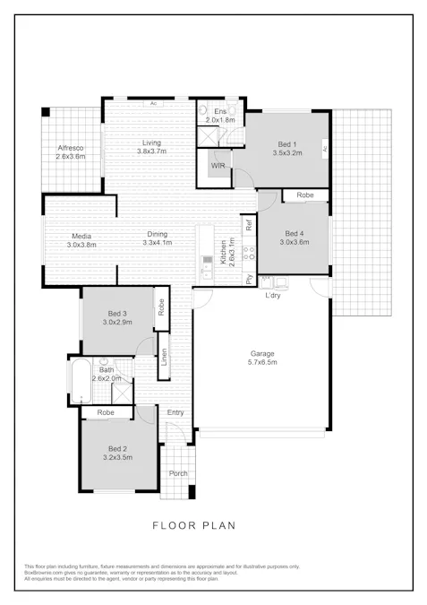 29 Durack Place, Laidley, QLD, 4341 - Floorplan 1