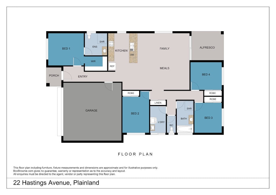 22 Hastings Avenue, Plainland, QLD, 4341 - Floorplan 1