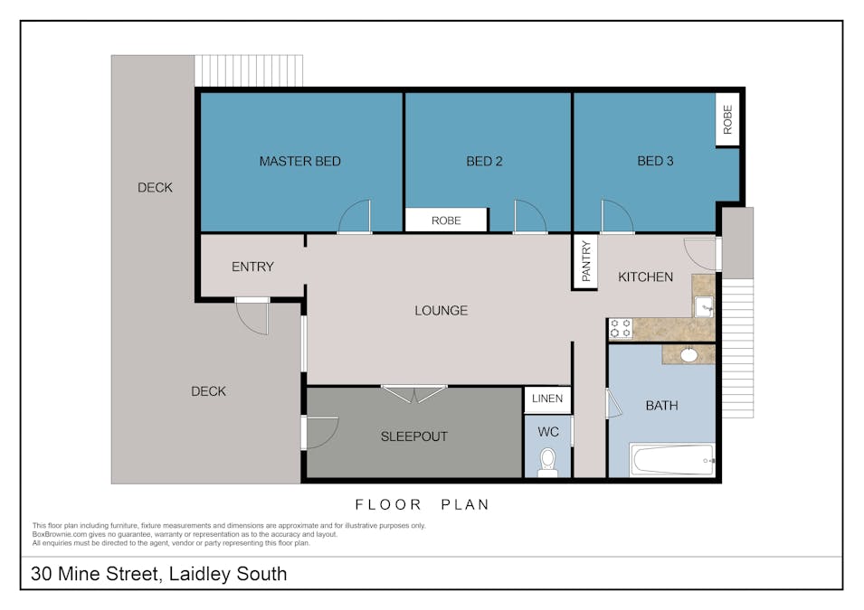 30 Milne Street, Laidley South, QLD, 4341 - Floorplan 1