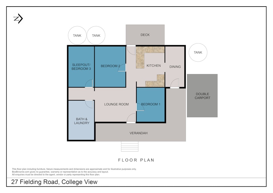 27 Fielding Road, College View, QLD, 4343 - Floorplan 1