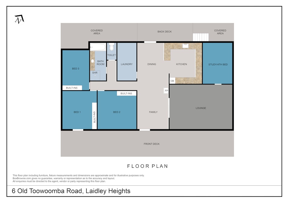 6 Old Toowoomba Road, Laidley Heights, QLD, 4341 - Floorplan 1