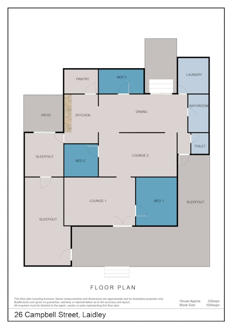 26 Campbell Street, Laidley, QLD, 4341 - Floorplan 1