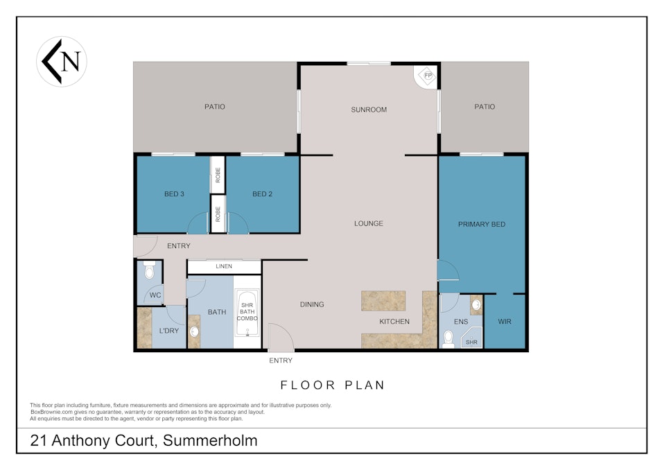 21 Anthony Court, Summerholm, QLD, 4341 - Floorplan 1