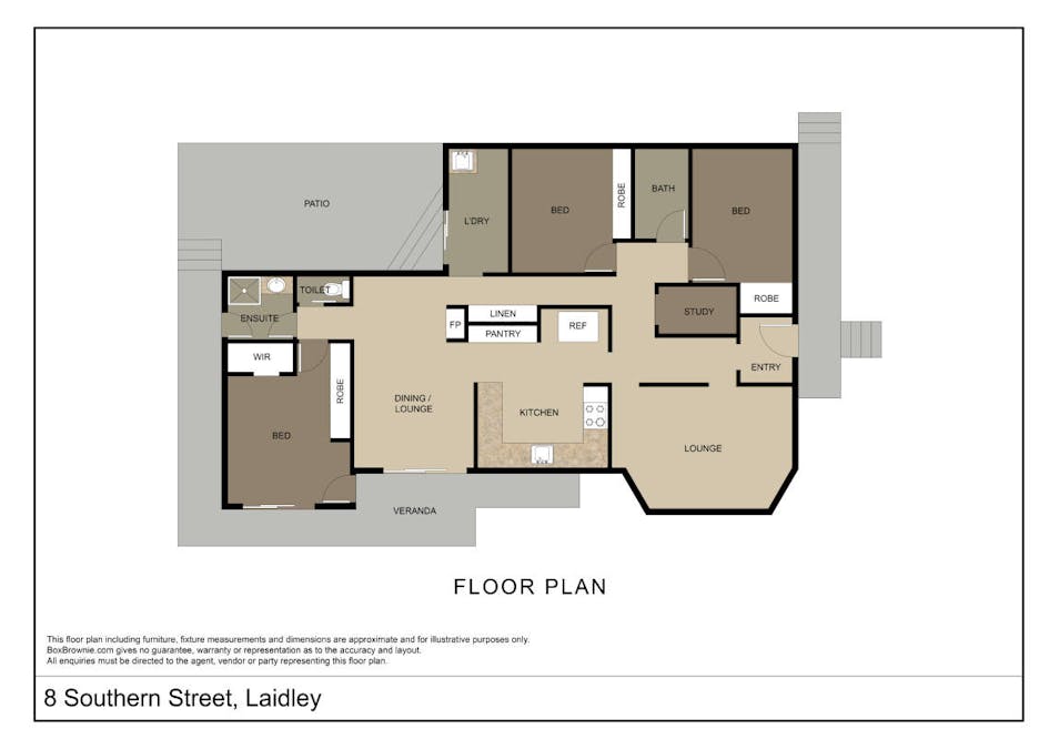8 Southern Street, Laidley, QLD, 4341 - Floorplan 1