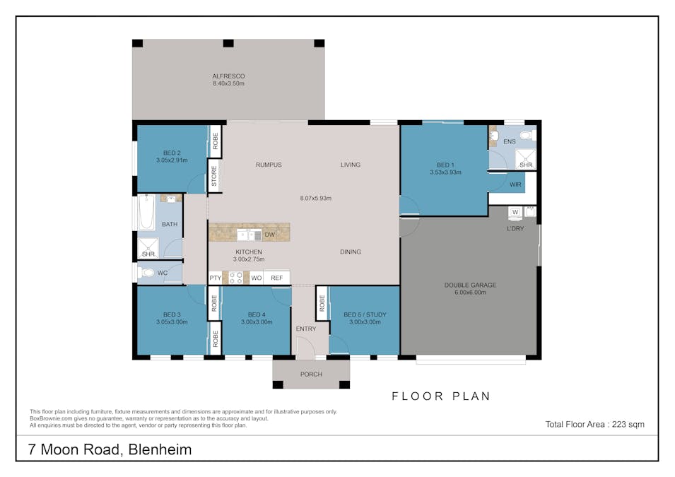 7 Moon Road, Blenheim, QLD, 4341 - Floorplan 1