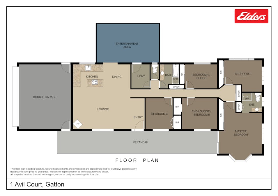 1 Avil Court, Gatton, QLD, 4343 - Floorplan 1