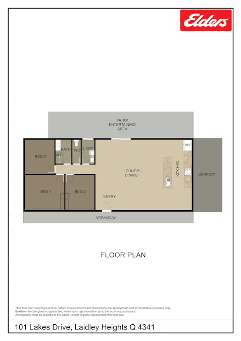 101 Lakes Drive, Laidley Heights, QLD, 4341 - Floorplan 1
