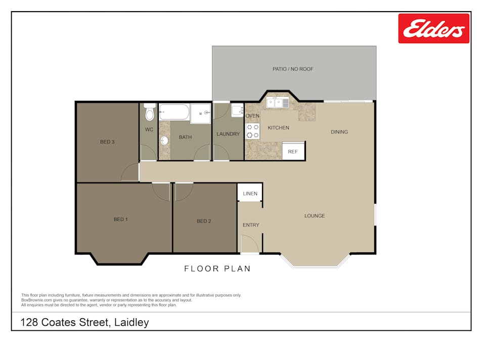 128 Coates Street, Laidley, QLD, 4341 - Floorplan 1