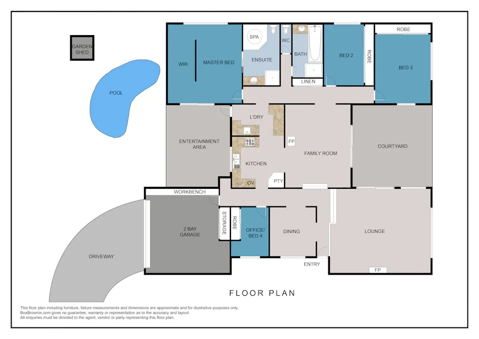 2 Avil Court, Gatton, QLD, 4343 - Floorplan 1