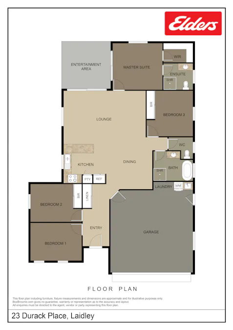 23 Durack Place, Laidley, QLD, 4341 - Floorplan 1