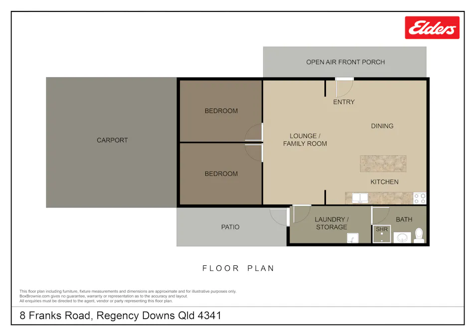 8 Franks Road, Regency Downs, QLD, 4341 - Floorplan 1