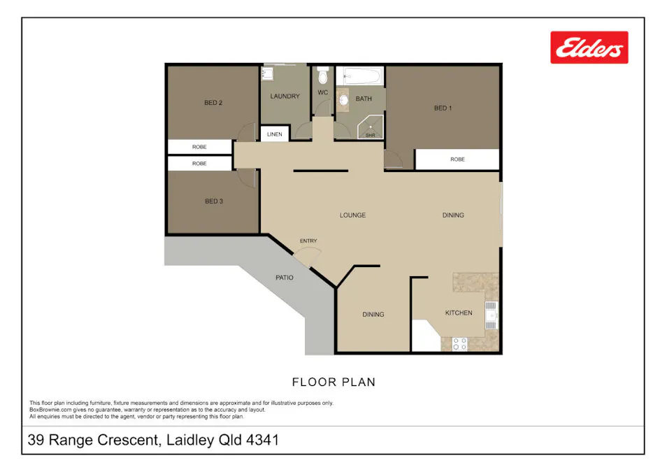 39 Range Crescent, Laidley, QLD, 4341 - Floorplan 1