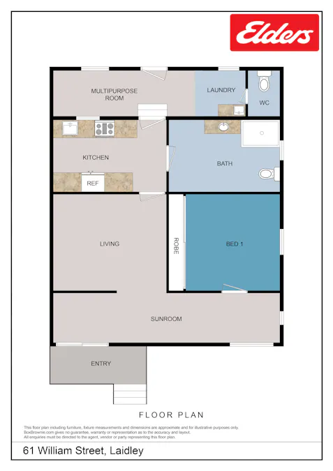 61 William Street, Laidley, QLD, 4341 - Floorplan 1