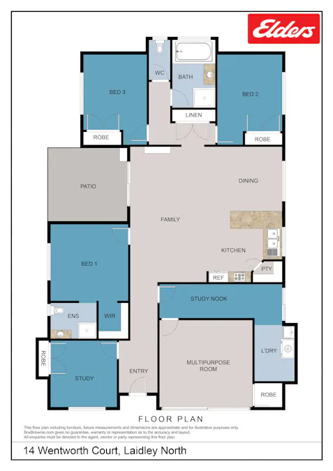 14 Wentworth Court, Laidley North, QLD, 4341 - Floorplan 1