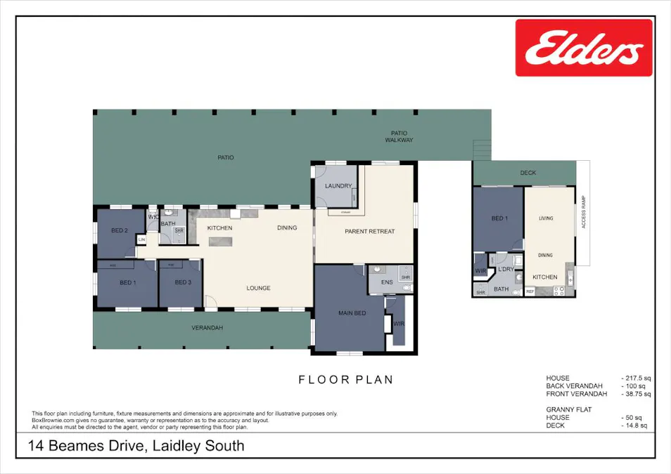 14 Beames Drive, Laidley South, QLD, 4341 - Floorplan 1