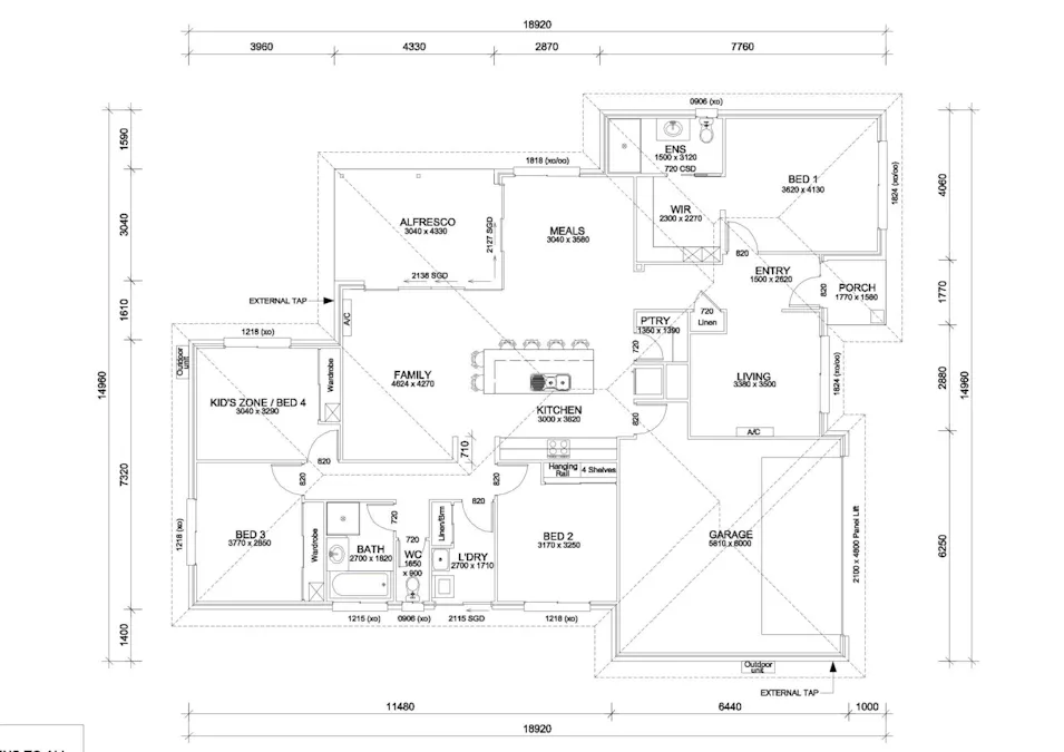 3 Hanlon Court, Laidley Heights, QLD, 4341 - Floorplan 1