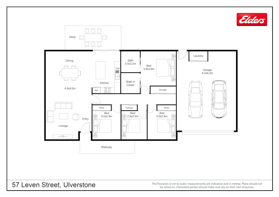 57 Leven Street, Ulverstone, TAS, 7315 - Floorplan 1