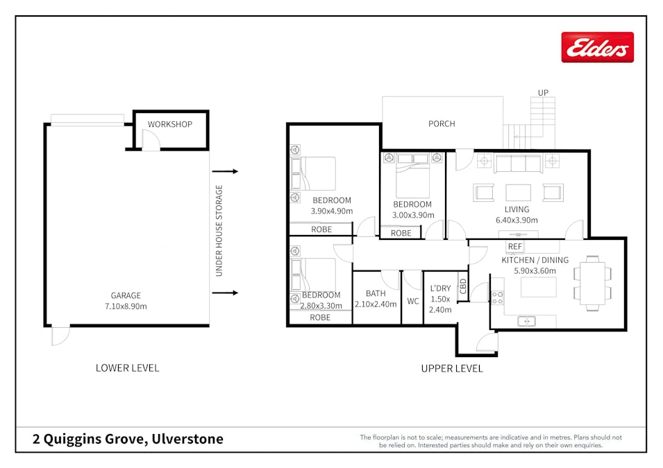 2 Quiggins Grove, Ulverstone, TAS, 7315 - Floorplan 1