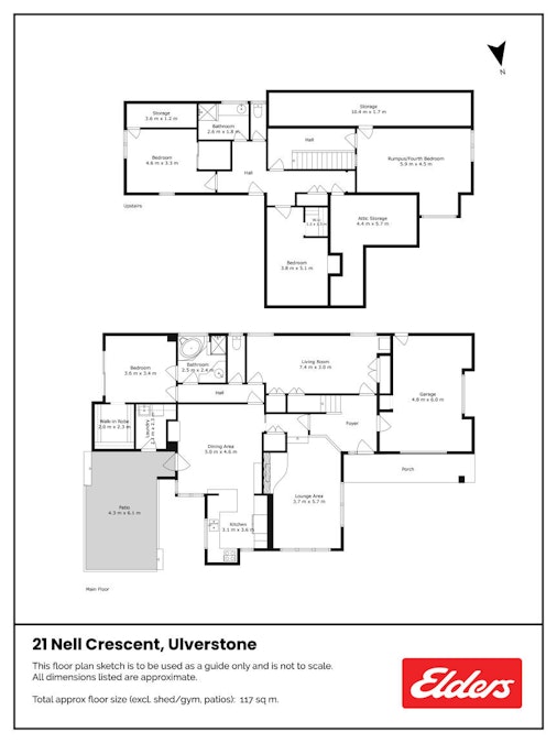21 Nell Crescent, Ulverstone, TAS, 7315 - Floorplan 1