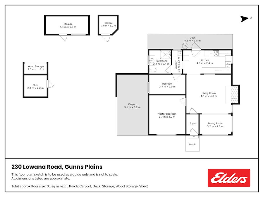 230 Lowana Road, Gunns Plains, TAS, 7315 - Floorplan 1